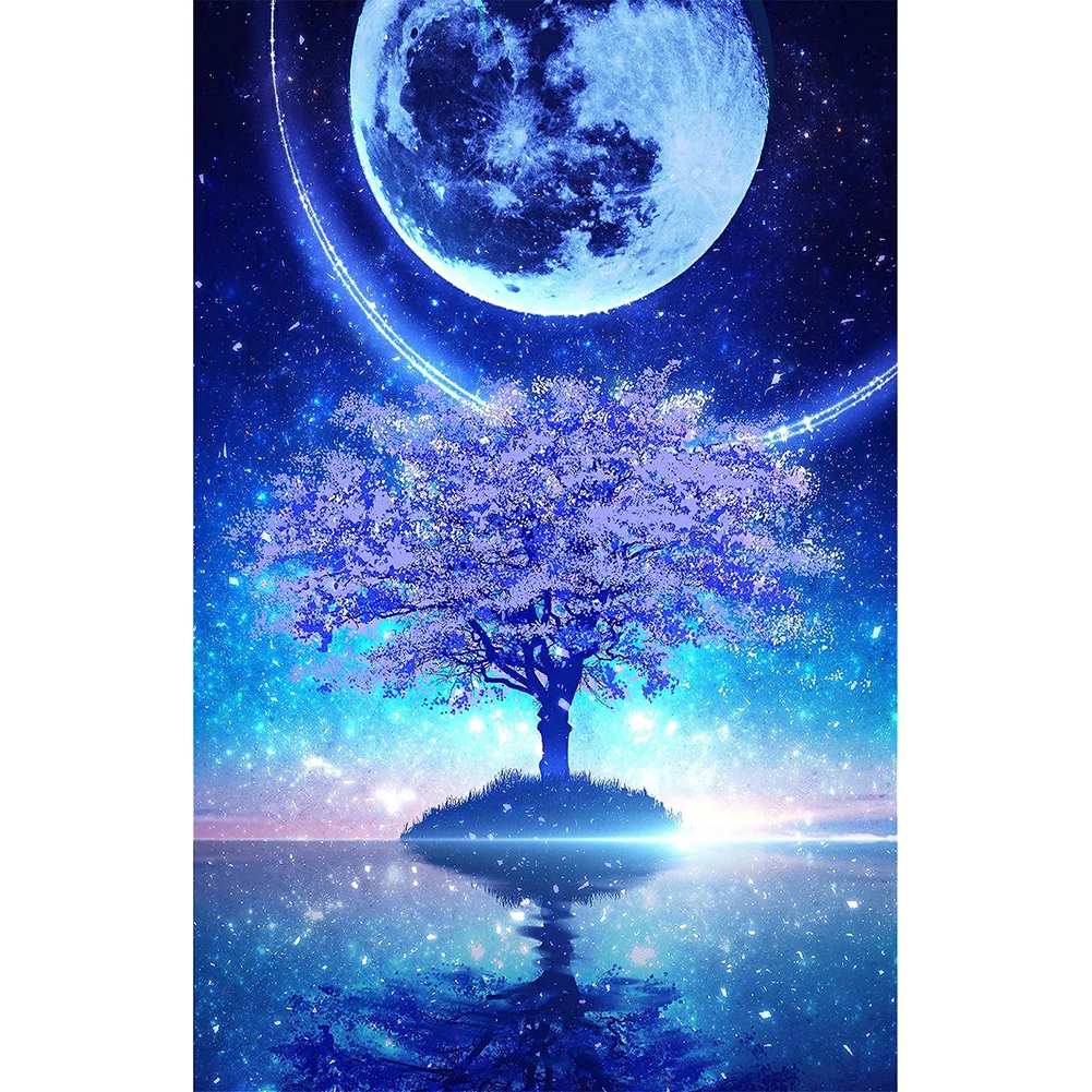 Diamond Painting - Full Round - Moon Star(45*70cm)
