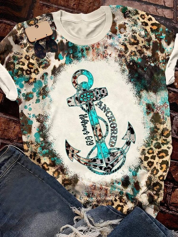 Hebrews 6:19 Print Short Sleeve T-shirt