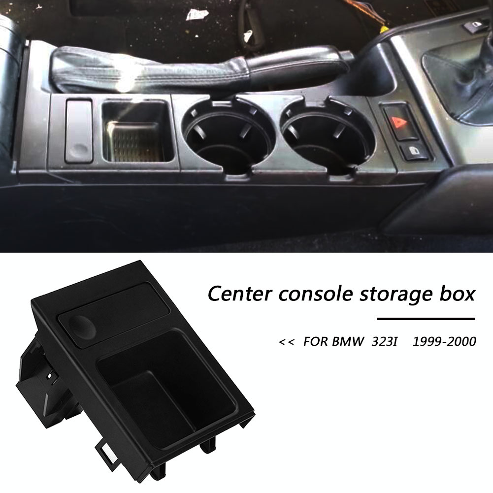 

Center Console Cup Holder with Coin Box for BMW E46 3 Series M3 51168217957, 501 Original