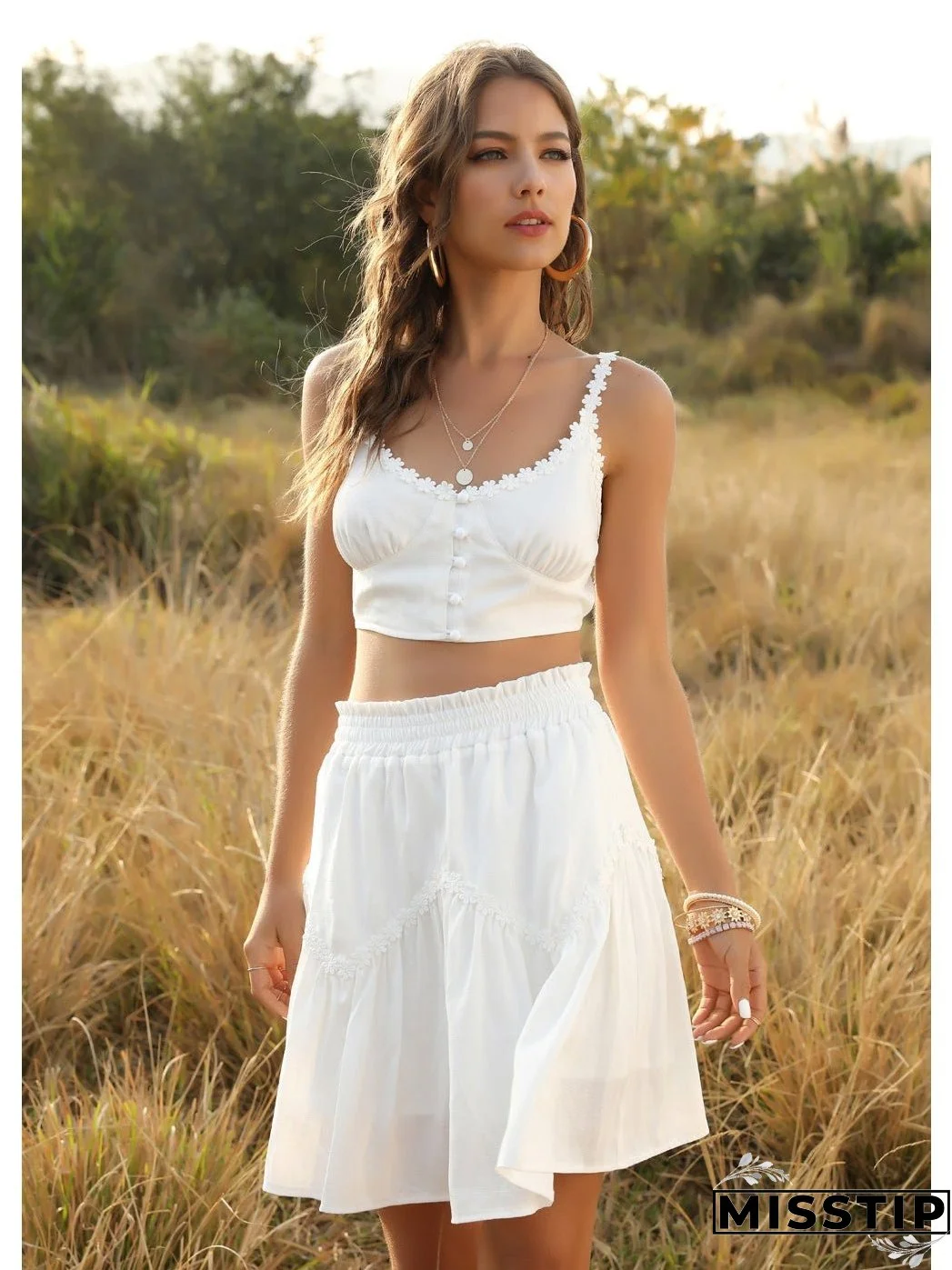 Two-piece summer skirt
