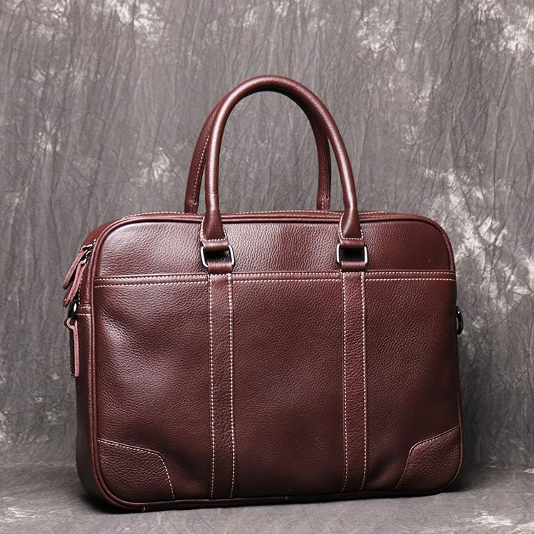 Men's Vintage Handmade Leaher Briefcases for Laptop