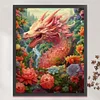 >SALE<Full Embroidery Eco-cotton Thread 11CT Print Flower Dragon Cross Stitch 50x60cm