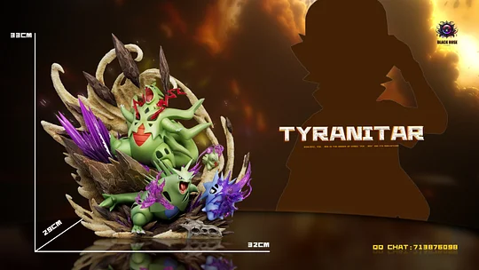 BLACK ROSE Studio - Pokémon 02 Tyranitar Statue(GK)-