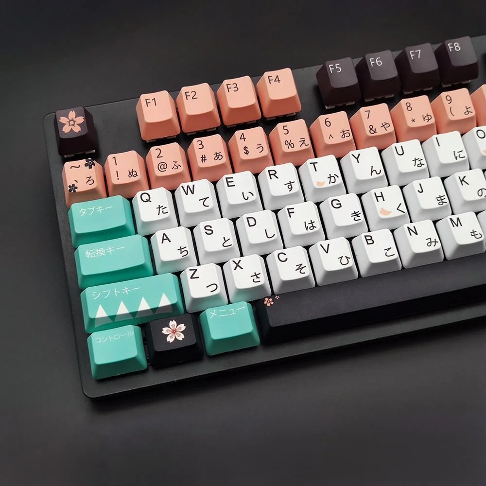 OEM Profile Japanese Fall Love Keycap Set