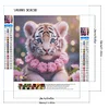 Diamond Painting-DIY Full Round Drill Tiger