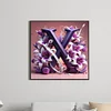 uk.everydayedeals (Limited Stock)Diamond Painting - Full Round - Lily Flower Letter X  (40*40cm)