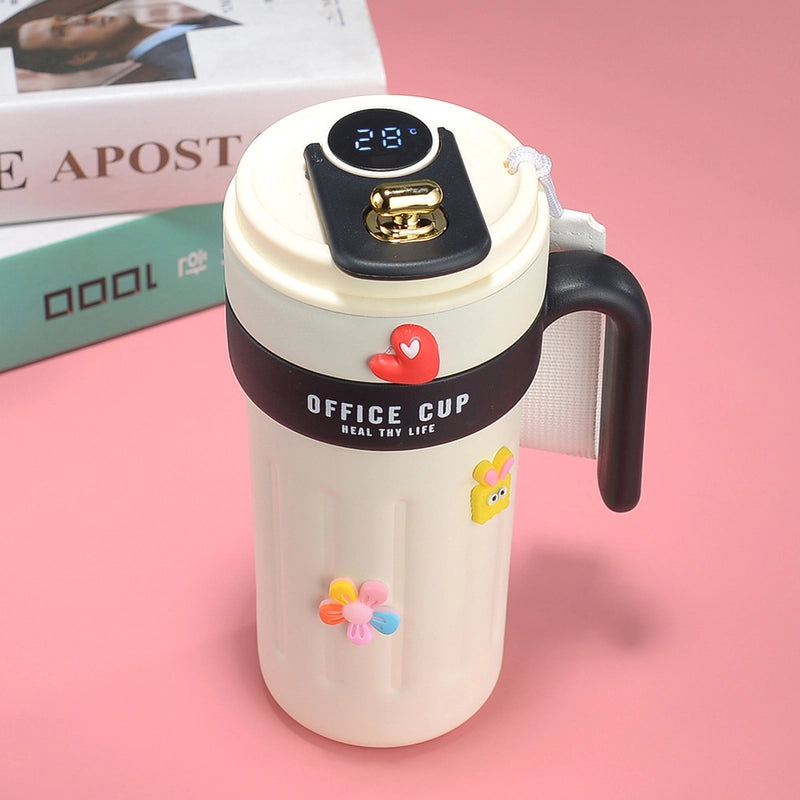 Car Smart Coffee Cup High Color Value Display Temperature Water Cup 316 Stainless Steel Thermos Cup Gift Custom Logo