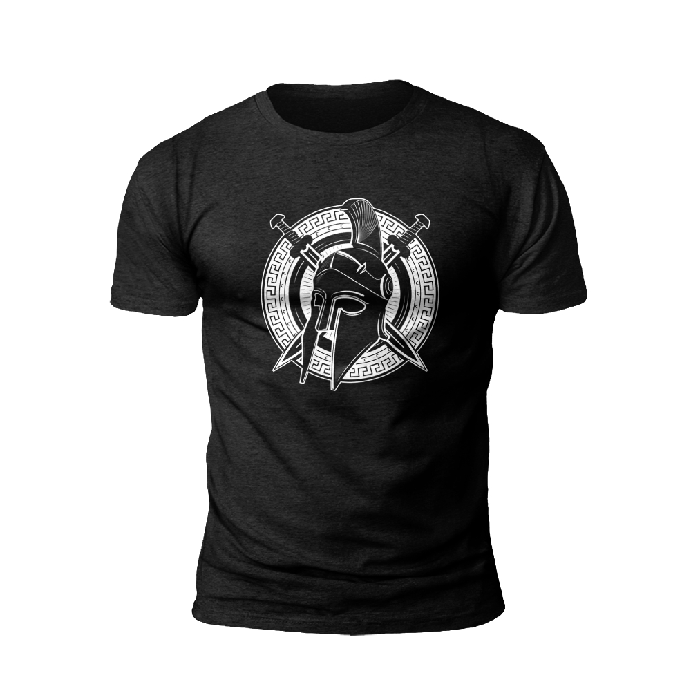 Spartan Warrior: Shield and Spear T-Shirt