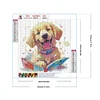 Diamond Painting-DIY Full Round Drill Christmas Dog