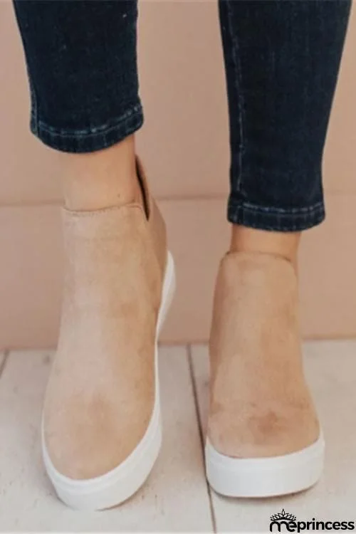 Wedge Heel Ankle Bootie