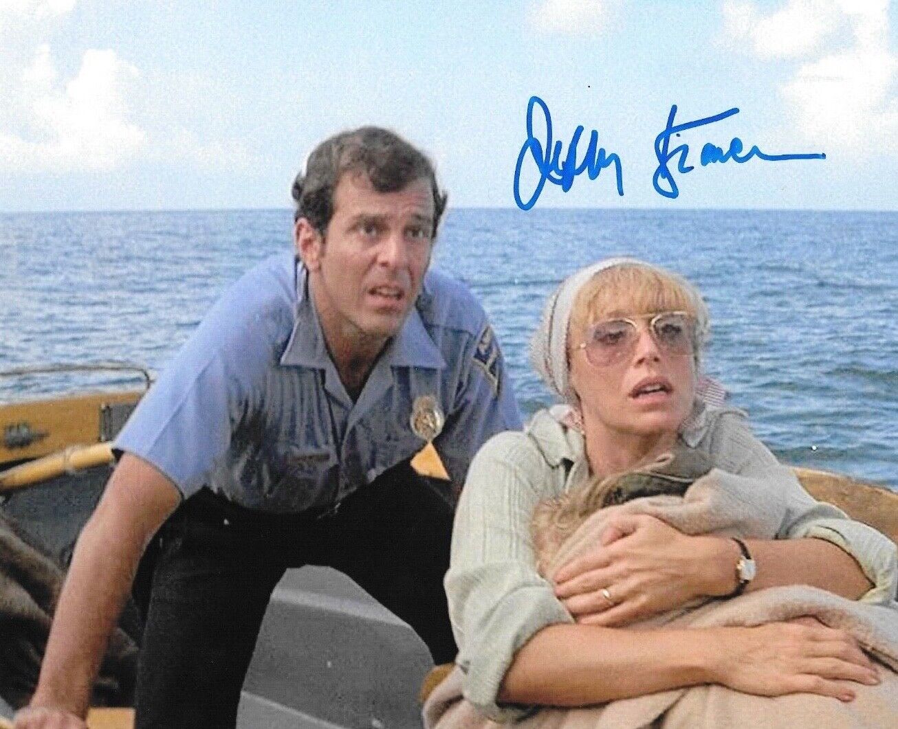 * JEFFREY KRAMER * signed 8x10 Photo Poster painting * JAWS * PROOF * HENDRIKS * 1