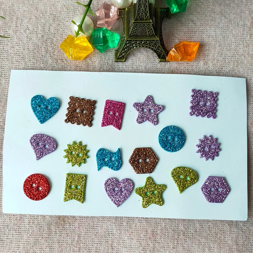 New 9 Pcs buttons metal cutting die mould scrapbook decoration embossed photo album decoration card making DIY handicrafts