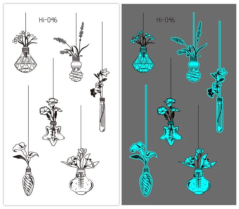 Sdrawing Tattoo Stickers Temporary Moon Star Diamond Planet Festival Carnival Party Glowing Cool Face Tatoo for Men Women