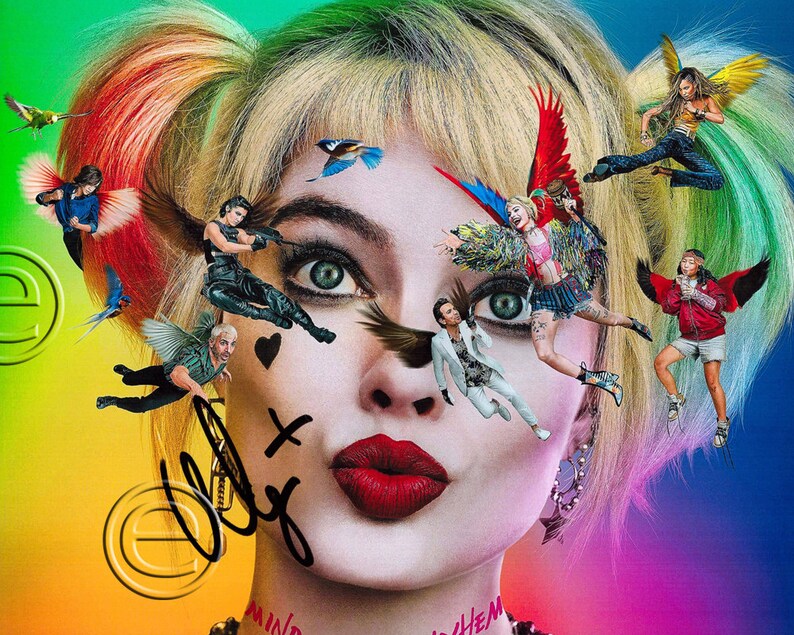 Margot Robbie Harley Quinn Suicide Squad Autographed Signed Photo Poster painting 8 x 10 print Photo Poster painting picture poster wall art autograph