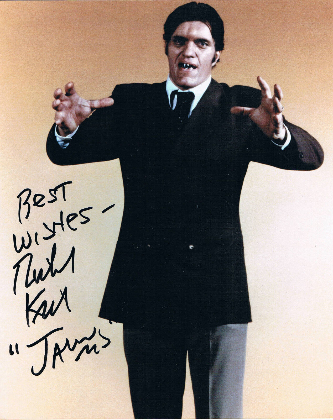 Richard Kiel 1939-2014 genuine autograph 8x10