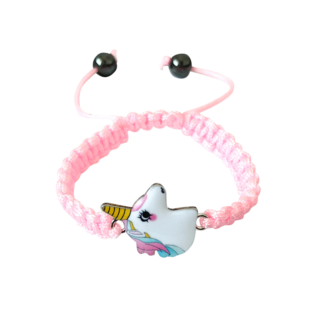 

Cute Horse Braided Rope Bracelet Women Adjustable Diy Circle Bangle Jewelry, 501 Original