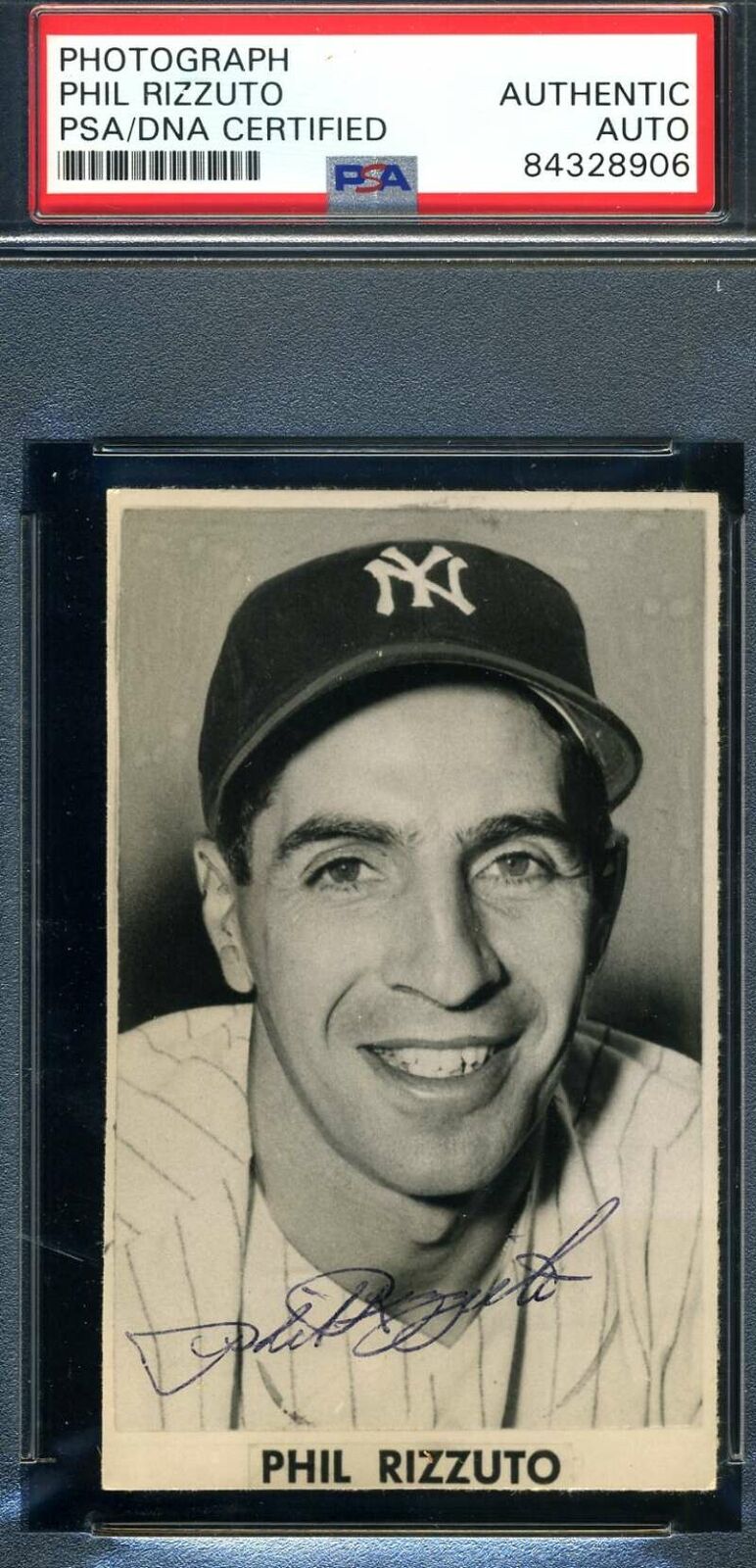 Phil Rizzuto PSA DNA Coa Signed Vintage 1951 Photo Poster painting Autograph