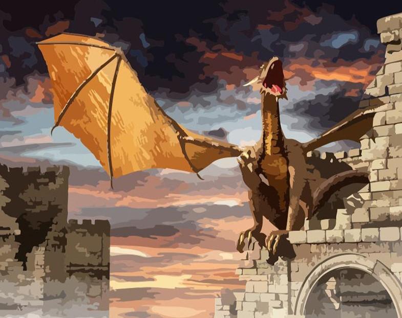 

Angry Dragon – Paint By Numbers - 40*50CM, 501 Original