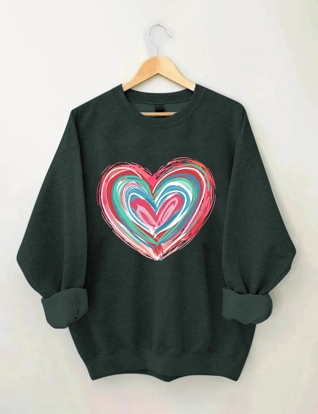 Valentines Day Heart Sweatshirt