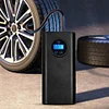 Portable Air Compressor Rechargeable LCD Display Electric Tire Pump 1500mAh