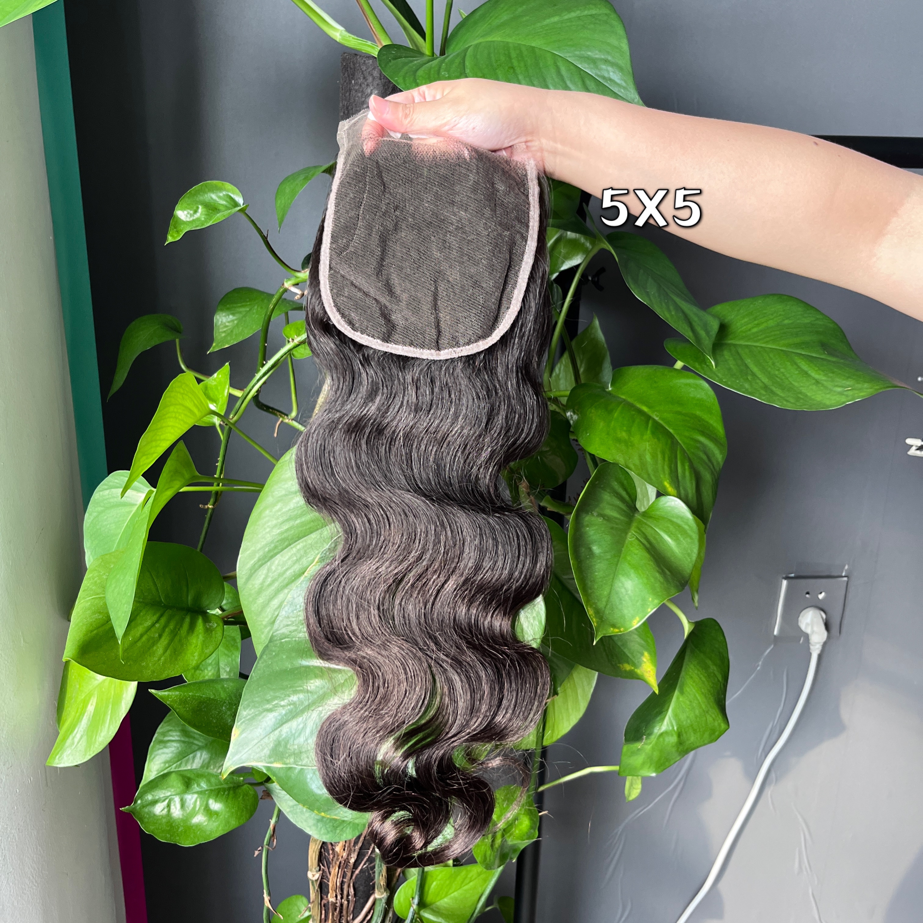 Body Wave Top Raw Hair 5X5 13X4 13X6 Invisible HD Lace Closure & Frontal 