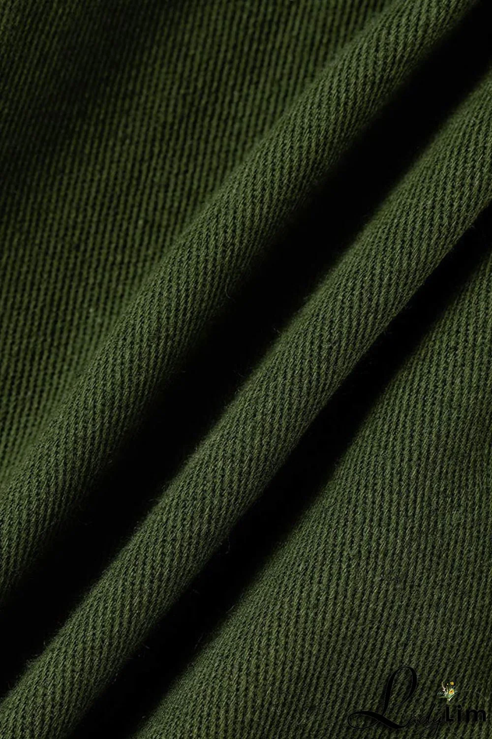 Green Street Solid Patchwork Pocket High Waist Straight Solid Color Bottoms