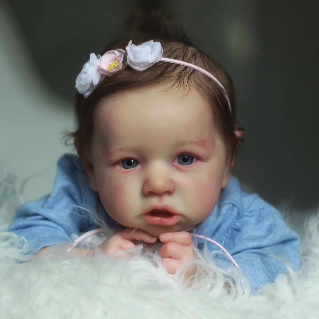 [Newborn Girl]12'' Realistic Reborn Baby Doll that Look Real Bertha, Real Silicone Babies with Hand-rooted Hair -Creativegiftss® - [product_tag] RSAJ-Creativegiftss®