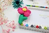 Flower DIY Building Block Photo Frame Kit,Creative Handmade Assembled Photo Frame Handmade Craft Gift Home Tabletop Display Decor 4x6 Inch