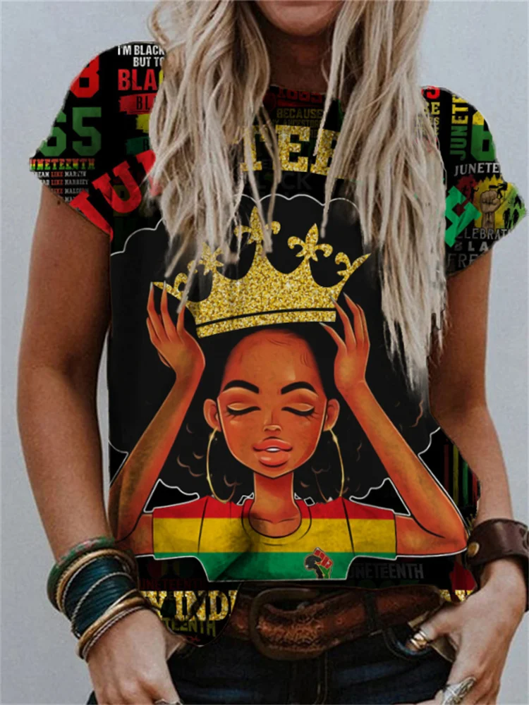 Black Flag Pride Freedom Justice Juneteenth T Shirt