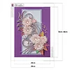 Quilling Flower-Crystal Rhinestone Diamond Painting