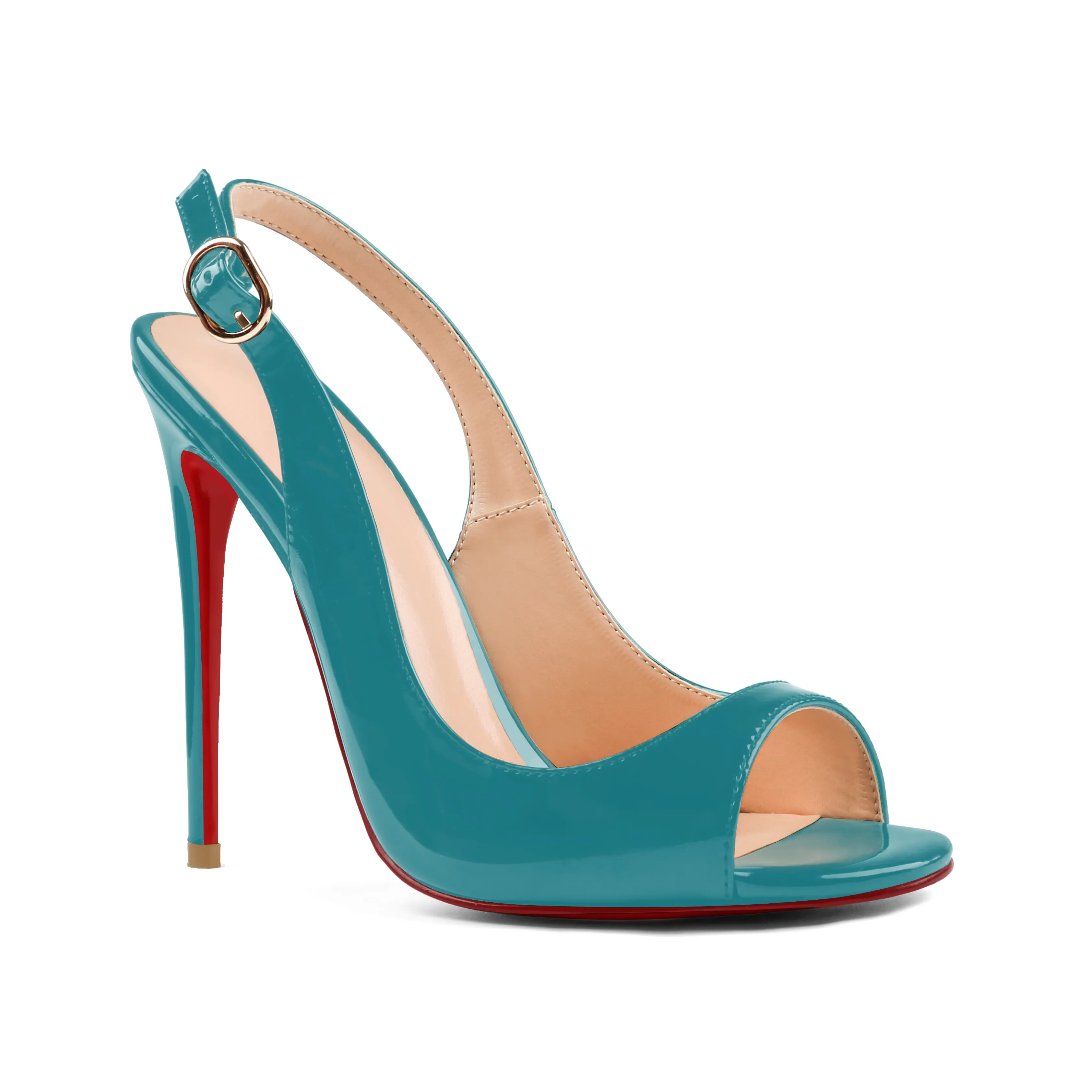 100mm/120mm Women's Open Toe Slingback Straps High heel Sandals-vocosishoes