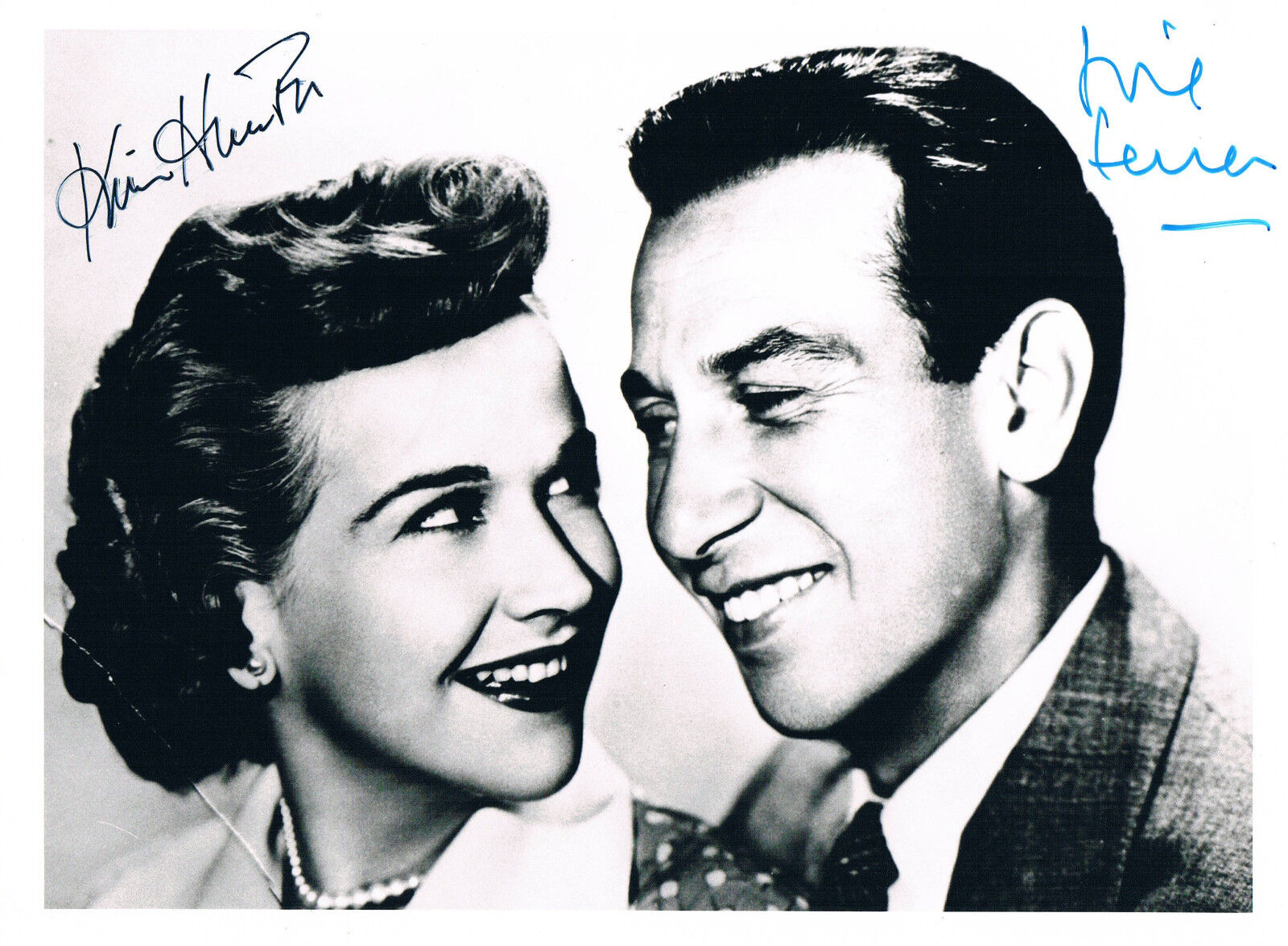 Kim Hunter 1922-2002 & Jose Ferrer 1913-92 genuine autograph signed Photo Poster painting 7x9