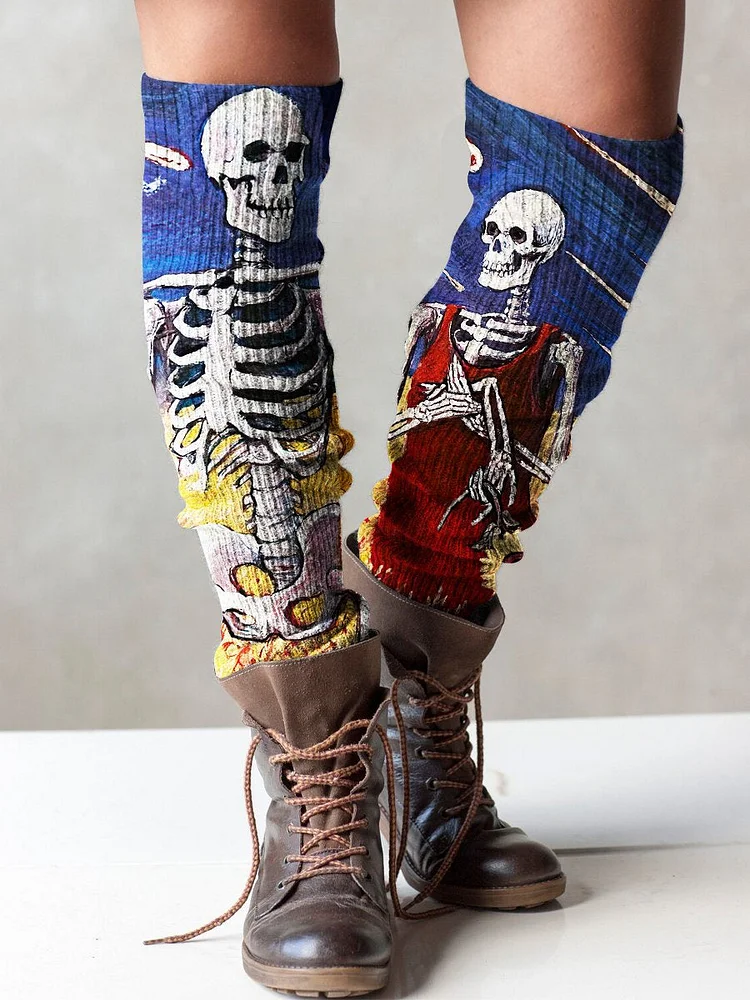 Halloween Vintage Leggings Socks