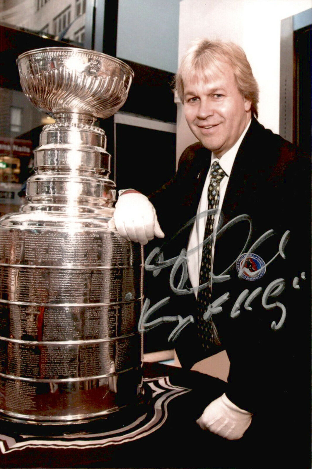 Phil Pritchard SIGNED autographed 4x6 Photo Poster painting STANLEY CUP KEEPER OF THE CUP