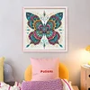 Mandala Pattern Butterfly-11CT Stamped Cross Stitch 50*50cm/19.69*19.69in tapestrymarket