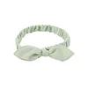 Plain Colors Bowknot Elastic Hair Head Bands