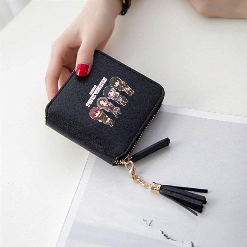 BLACKPINK PINK VENOM Cartoon Wallet