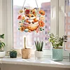 4Pcs Diamond Painting Acrylic Animals Pendant Single Side Drill Home Garden Decor