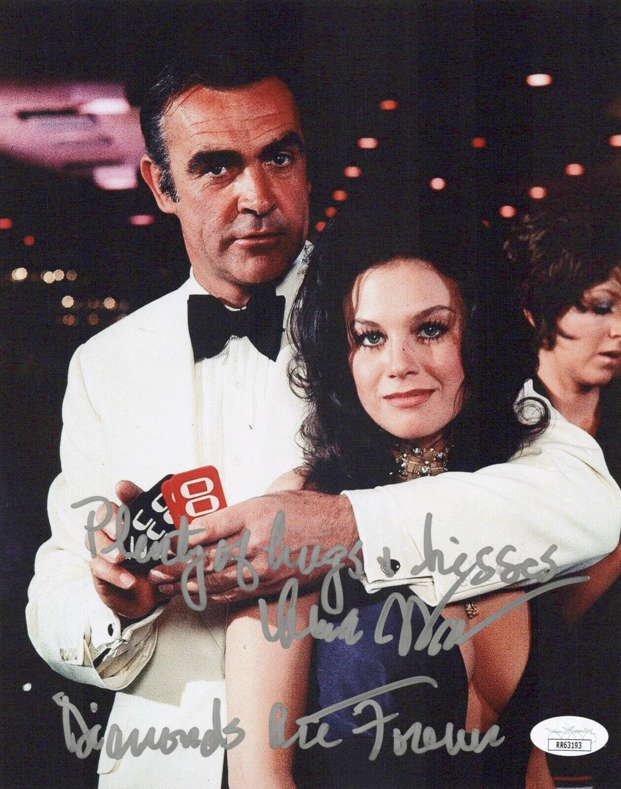 LANA WOOD Signed JAMES BOND Diamonds Are Forever 8x10 Photo Poster painting Autograph JSA COA