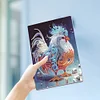 5D Diamond Mosaic Notebook 50 Pages DIY Partial Special Shaped Drill Journal A5 Chinese Zodiac Notebook Kit