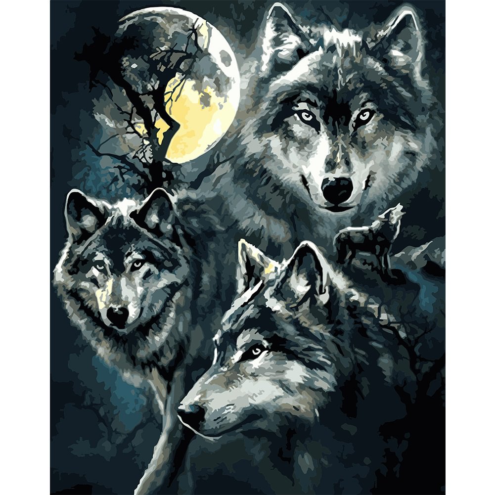 Wolf - Painting By Numbers