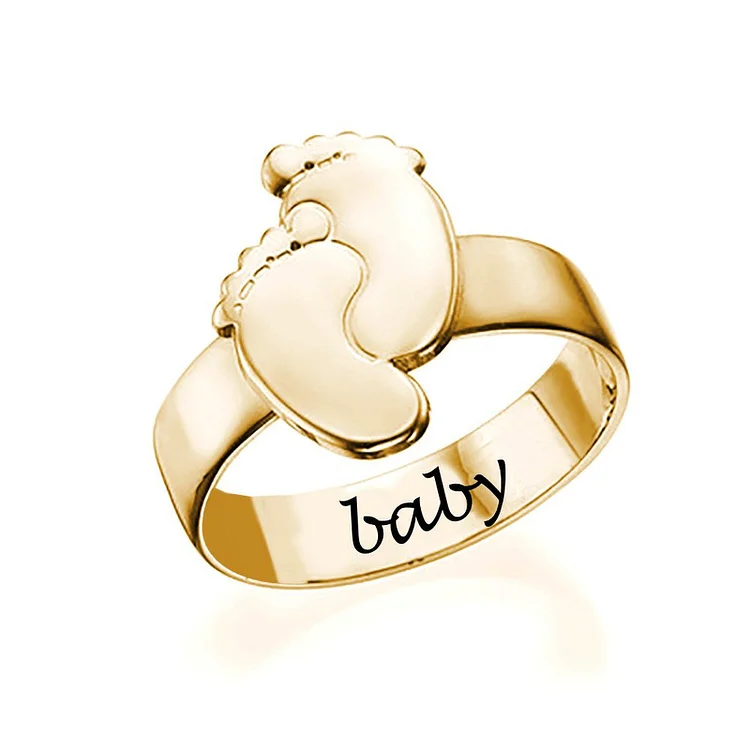 Birth Foot Ringcustomized, personalized, gift