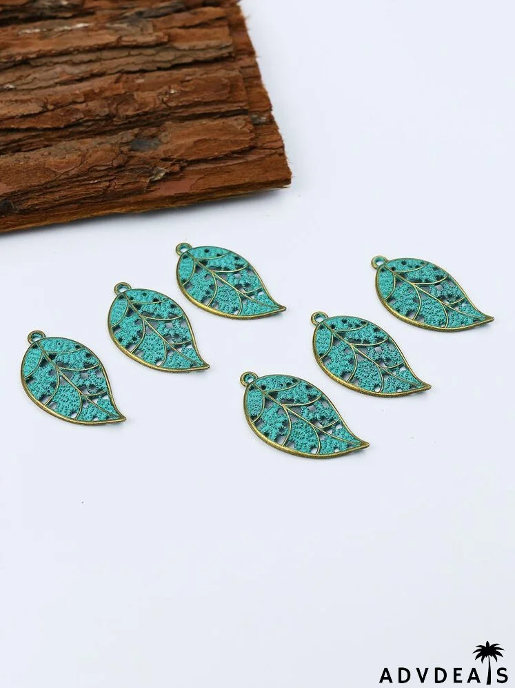 6pcs Leaf DIY Pendant