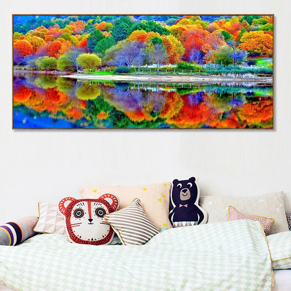 Diamond Painting - Full Round Drill - Color Forest(85*45cm)