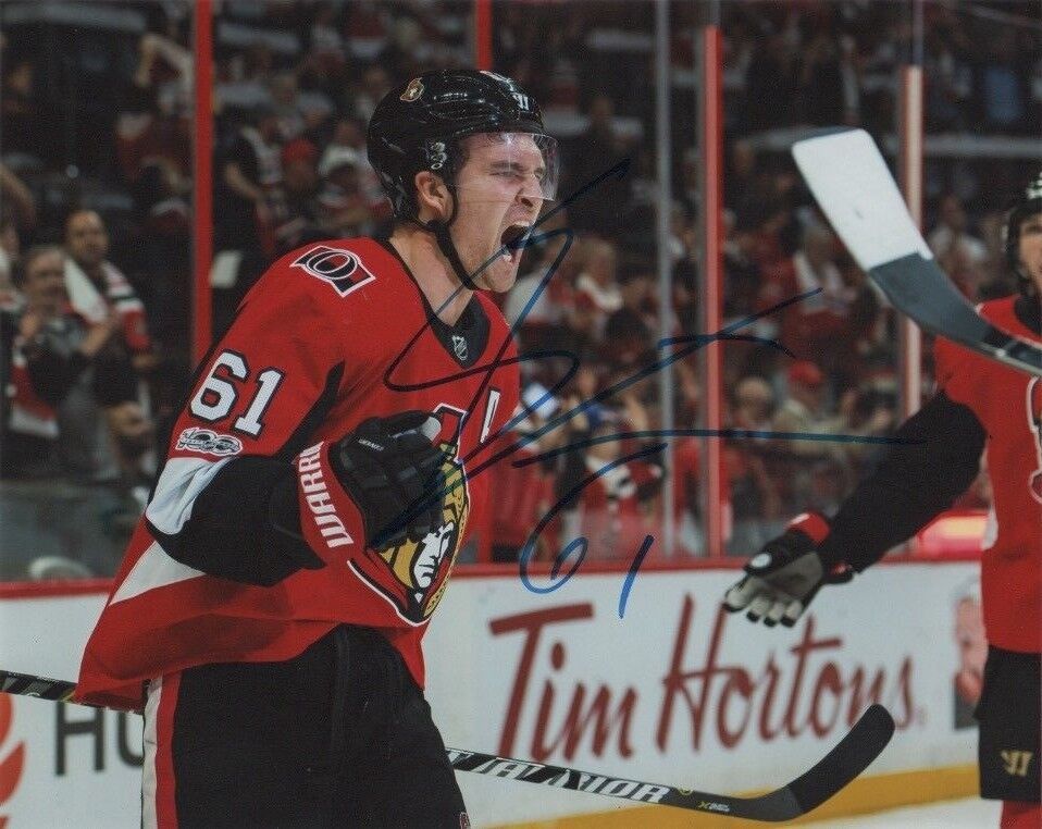 Ottawa Senators Mark Stone Signed Autographed 8x10 NHL Photo Poster painting COA G