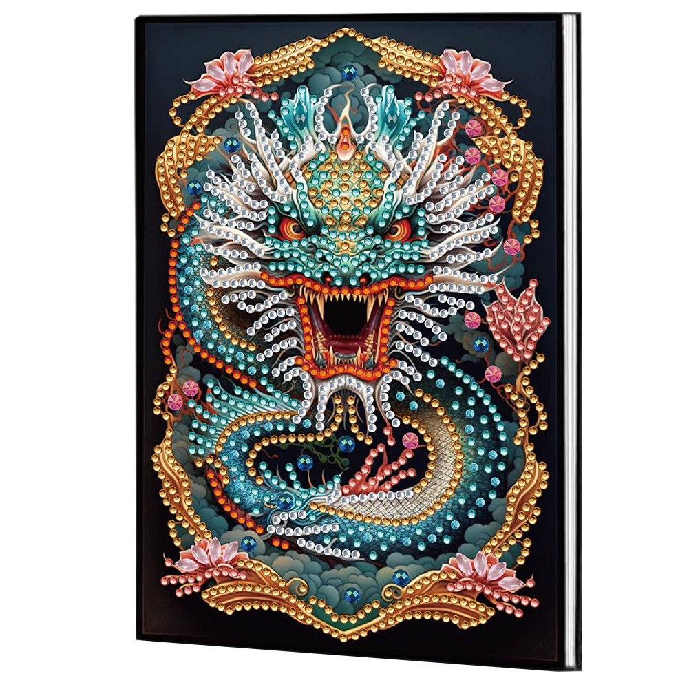 Special Shaped Dragon Diamond Painting Journal Notebook Diary Book for Adults