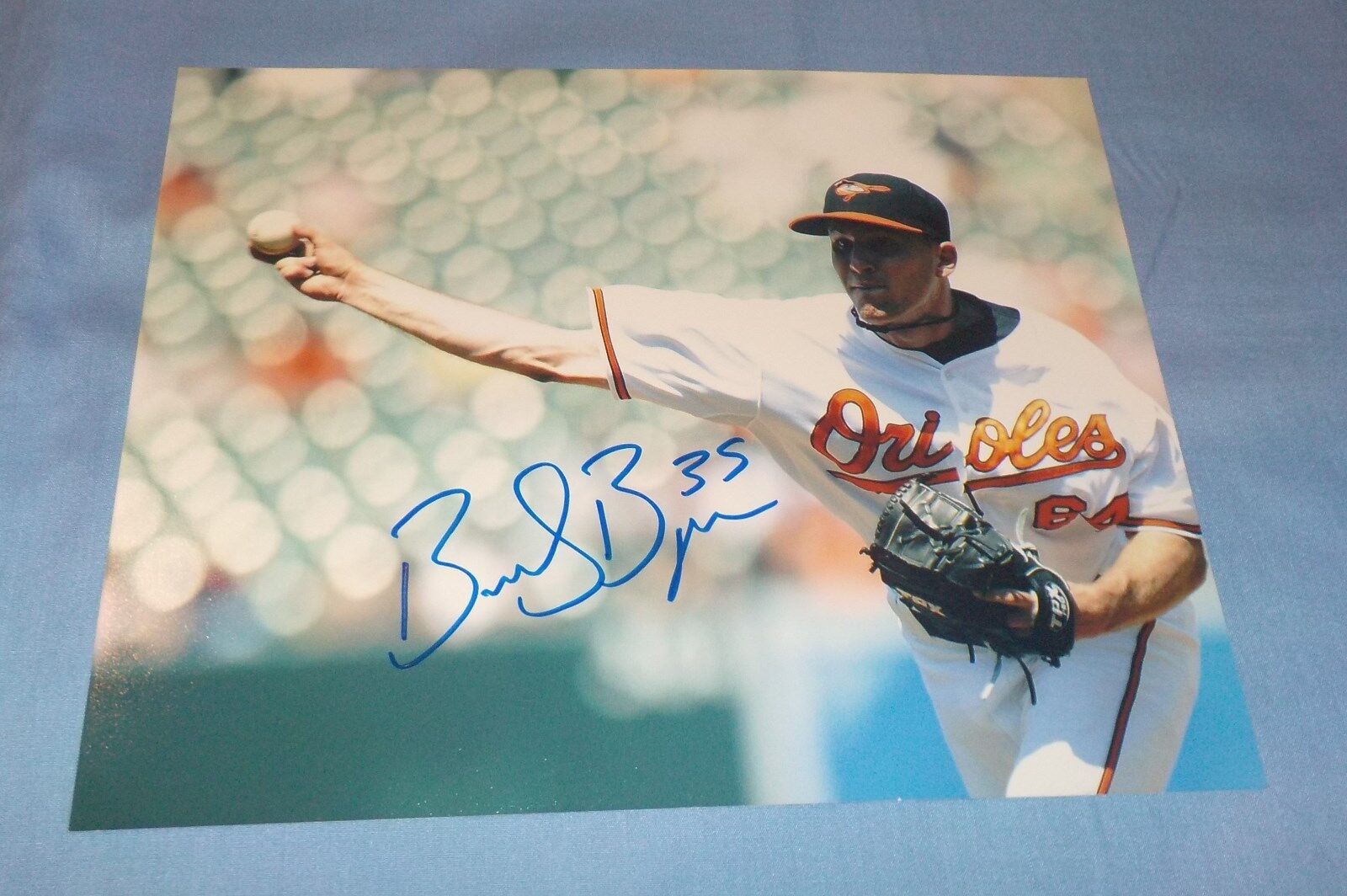 Baltimore Orioles Brad Bergesen Signed Autographed Photo Poster painting