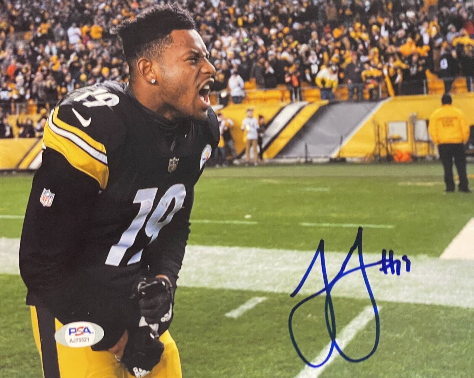 Juju Smith Schuster Signed Autographed Pittsburgh Steelers 8x10 Photo Poster painting PSA/DNA