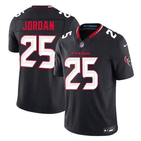 Men's Houston Texans #25 Jawhar Jordan Navy 2026 NFL Draft Vapor F.U.S.E. Limited Jersey