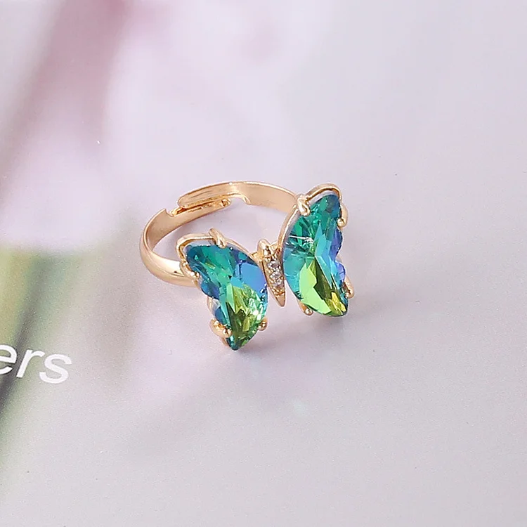 Gradient Butterfly Ring KERENTILA